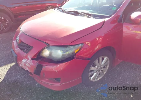 2010 Toyota Corolla S z USA, uszkodzony, nr VIN 2T1BU4EE9AC453534